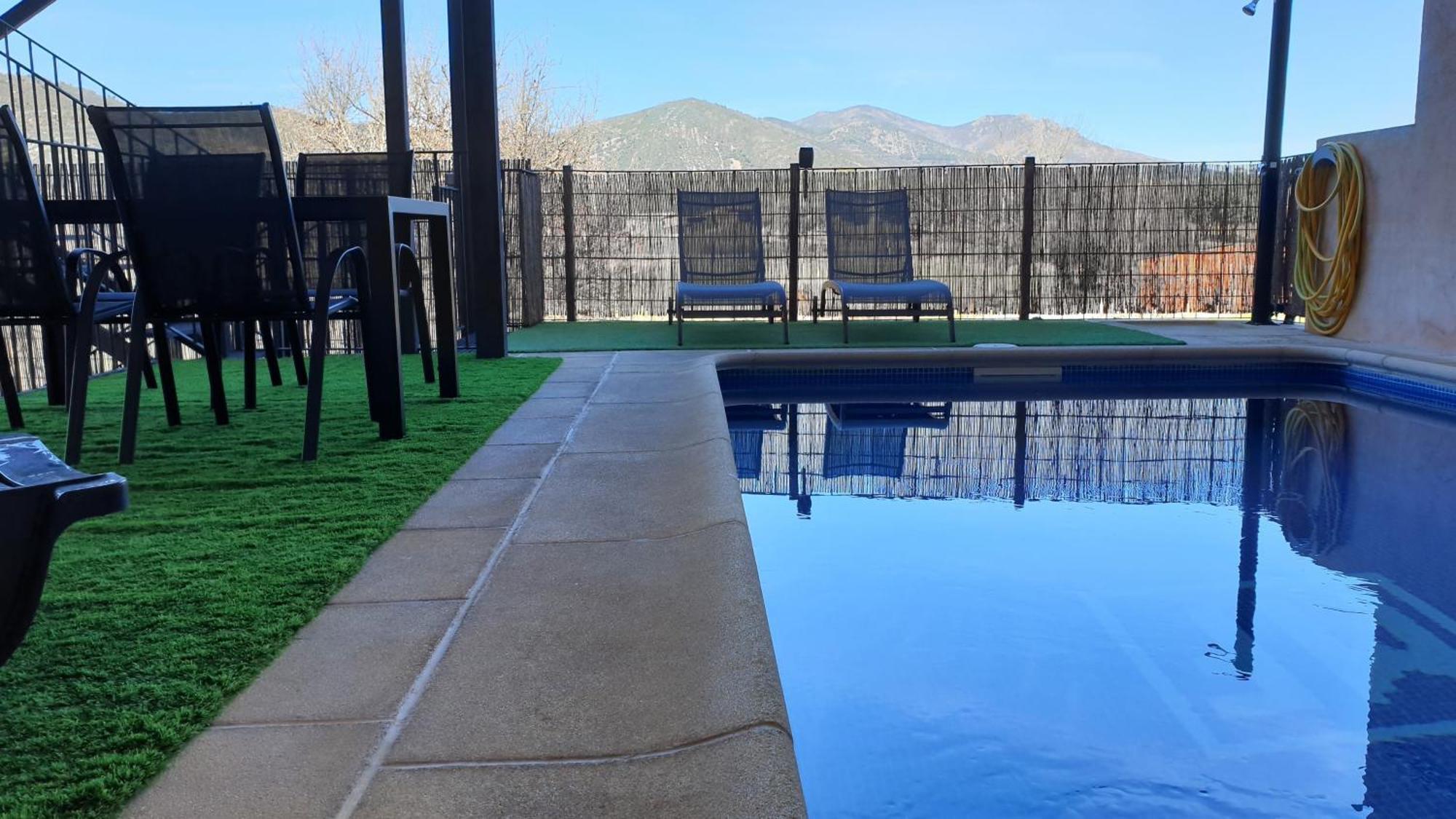 Casa Con Piscina En Parque Nacional De Cabaneros Navas de Estena Luaran gambar